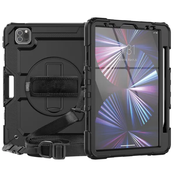 SOLID 360 Odolný obal pre Apple iPad Air 11 2026 / 2025 / 2024 čierny