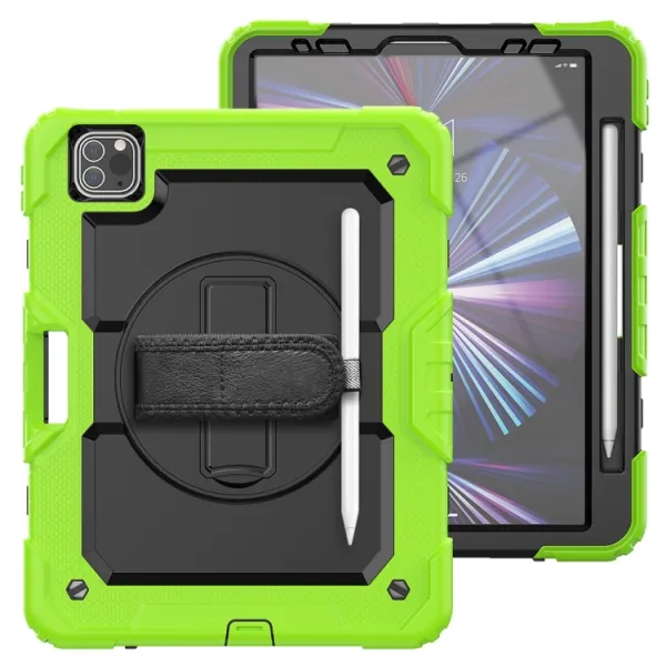 SOLID 360 Odolný obal pre Apple iPad Pro 11 2024 / M5 2025 zelený