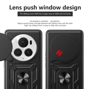 RING CAMERA Kryt s držiakom pre Honor Magic6 Pro modrý