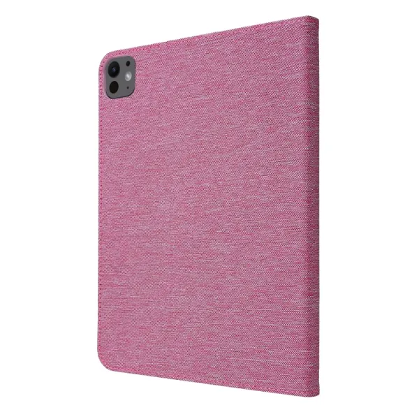 FABRIC Zaklápací kryt pre Apple iPad Air 13 2026 / 2025 / 2024 ružový