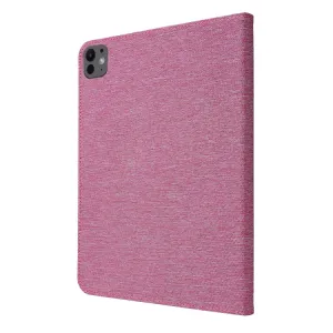FABRIC Zaklápací kryt pre Apple iPad Air 13 2026 / 2025 / 2024 ružový