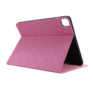 FABRIC Zaklápací kryt pre Apple iPad Air 13 2026 / 2025 / 2024 ružový
