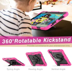 SOLID 360 Odolný obal pre Apple iPad Pro 11 2024 / M5 2025 ružový