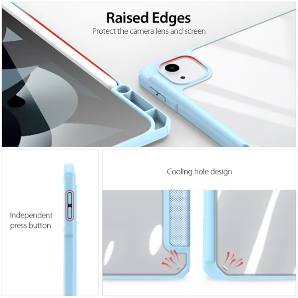DUX TOBY Flipové puzdro pre Apple iPad Air 13 2026 / 2025 / 2024 modré