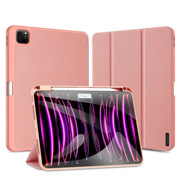 DUX DOMO Zaklápacie puzdro pre Apple iPad Pro 11 2024 / M5 2025 ružové
