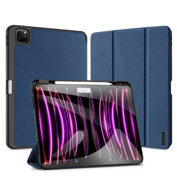 DUX DOMO Zaklápacie puzdro pre Apple iPad Pro 13 2024 / M5 2025 modré