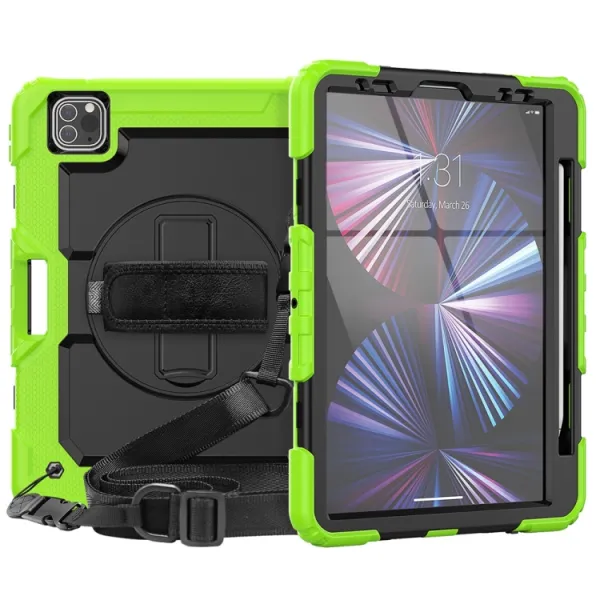 SOLID 360 Odolný obal pre Apple iPad Pro 11 2024 / M5 2025 zelený