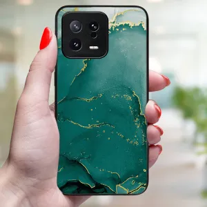 MY ART Ochranný kryt pre Xiaomi 13 GREEN MARBLE (145)