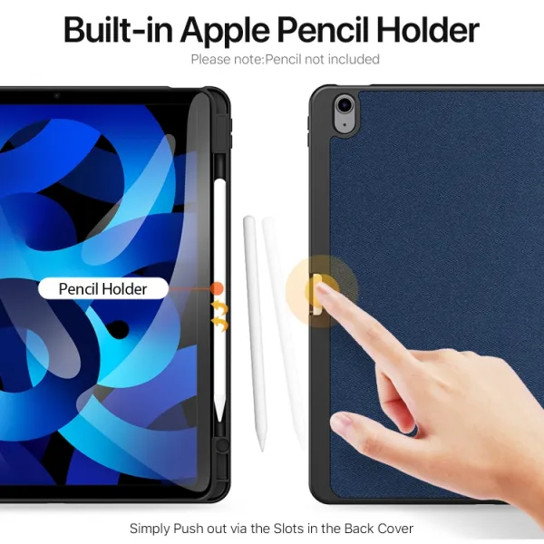 DUX DOMO Zaklápacie puzdro pre Apple iPad Air 13 2026 / 2025 / 2024 modré