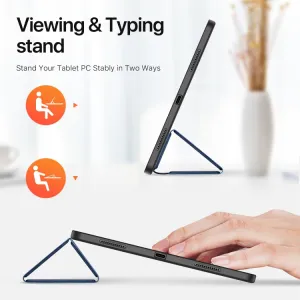 DUX DOMO Zaklápacie puzdro pre Apple iPad Air 13 2026 / 2025 / 2024 modré