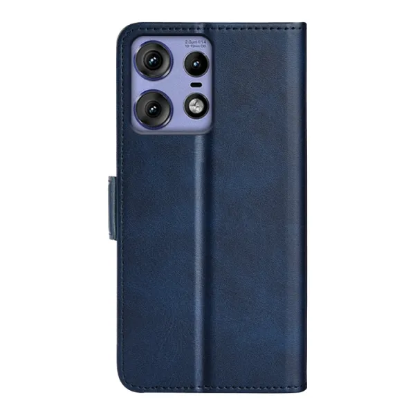 SIDE Peňaženkové puzdro pre Motorola Edge 50 Pro modré