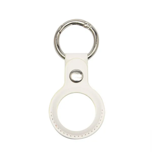 LEATHER Puzdro pre Apple AirTag biele