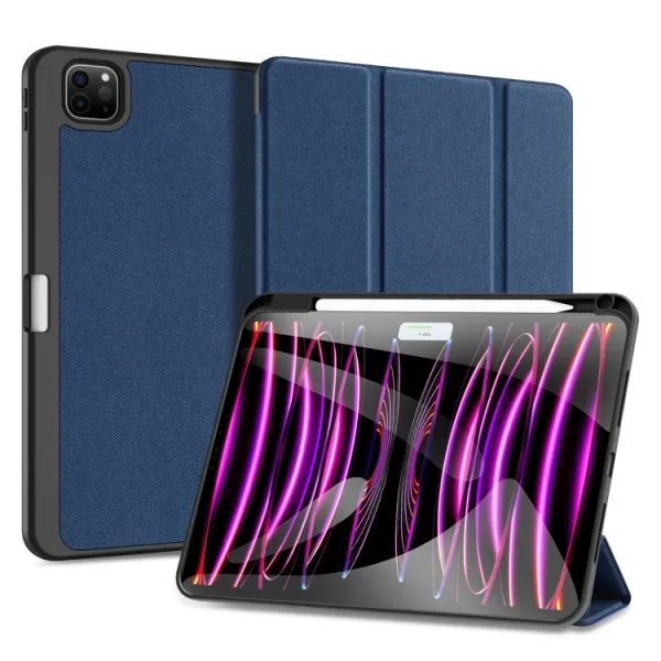 DUX DOMO Zaklápacie puzdro pre Apple iPad Pro 11 2024 / M5 2025 modré