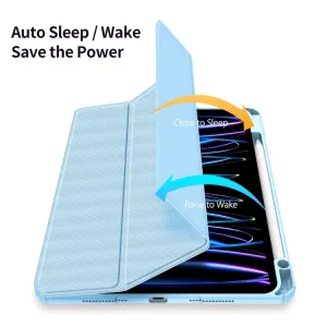 DUX TOBY Flipové puzdro pre Apple iPad Pro 11 2024 / M5 2025 modré