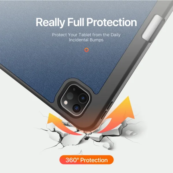 DUX DOMO Zaklápacie puzdro pre Apple iPad Pro 11 2024 / M5 2025 modré