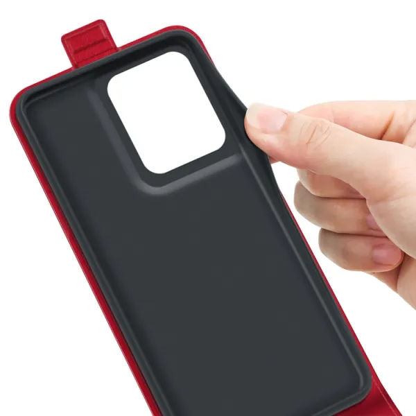 Vyklápacie puzdro pre Motorola Edge 50 Pro červené
