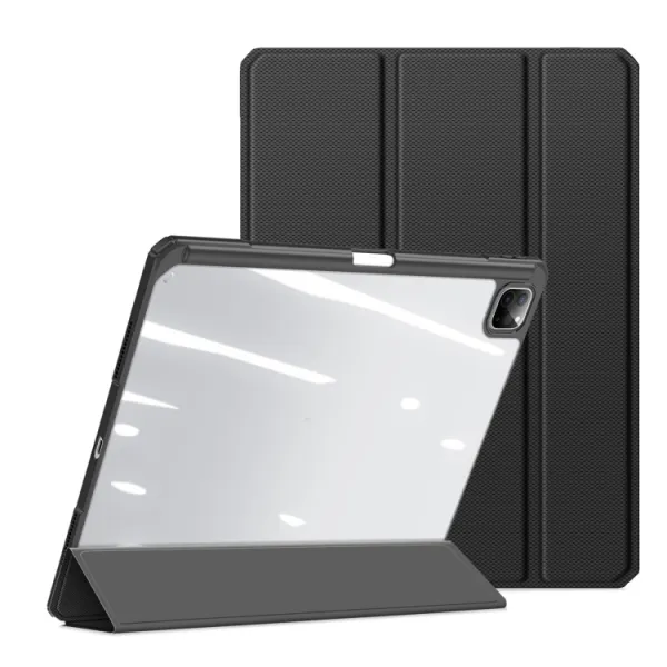 DUX TOBY Flipové puzdro pre Apple iPad Pro 13 2024 / M5 2025 čierne