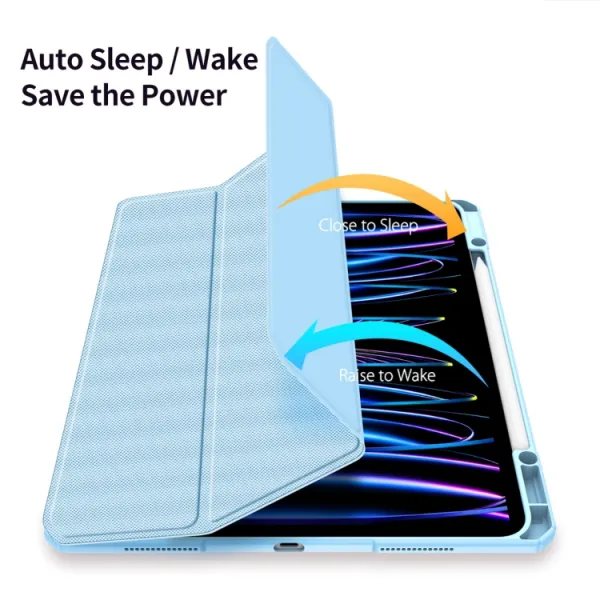 DUX TOBY Flipové puzdro pre Apple iPad Pro 13 2024 / M5 2025 modré