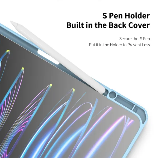 DUX TOBY Flipové puzdro pre Apple iPad Pro 13 2024 / M5 2025 modré