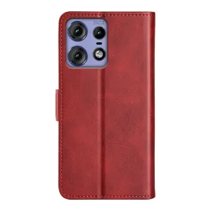 SIDE Peňaženkové puzdro pre Motorola Edge 50 Pro červené