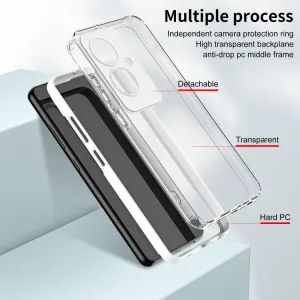 CRYSTAL Ochranný obal pre Oppo Reno11 F 5G biely