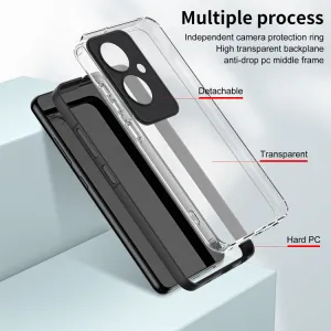 CRYSTAL Ochranný obal pre Oppo Reno11 F 5G čierny