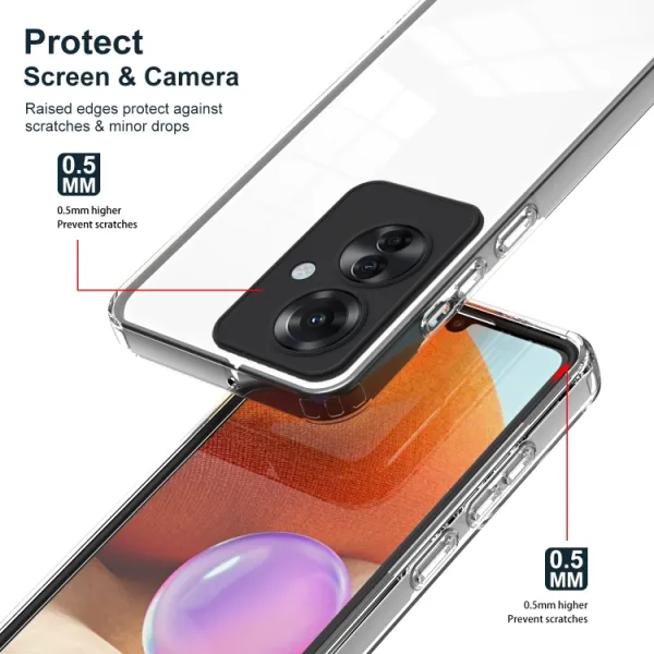 CRYSTAL Ochranný obal pre Oppo Reno11 F 5G čierny