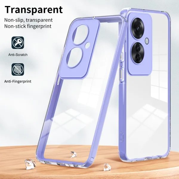 CRYSTAL Ochranný obal pre Oppo Reno11 F 5G fialový