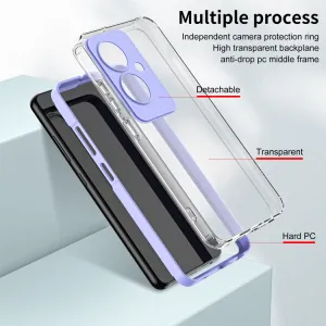 CRYSTAL Ochranný obal pre Oppo Reno11 F 5G fialový