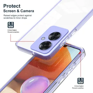 CRYSTAL Ochranný obal pre Oppo Reno11 F 5G fialový