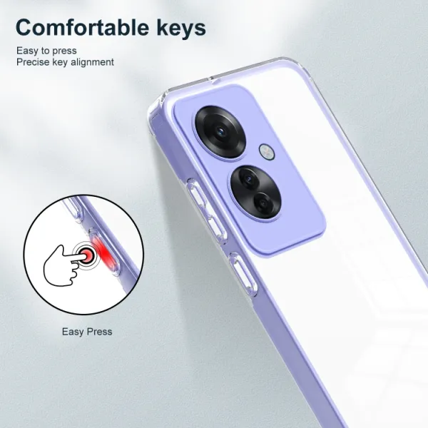CRYSTAL Ochranný obal pre Oppo Reno11 F 5G fialový