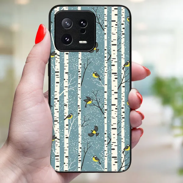 MY ART Kryt s vianočným dizajnom Xiaomi 13 BIRCH (072)