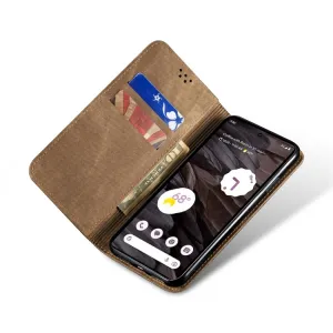 DENIM Peňaženkový kryt pre Honor 200 Lite šedohnedý