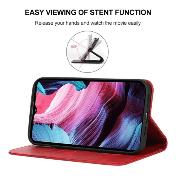 MAGNETIC Zaklápací kryt pre Oukitel WP23 / WP23 Pro červený