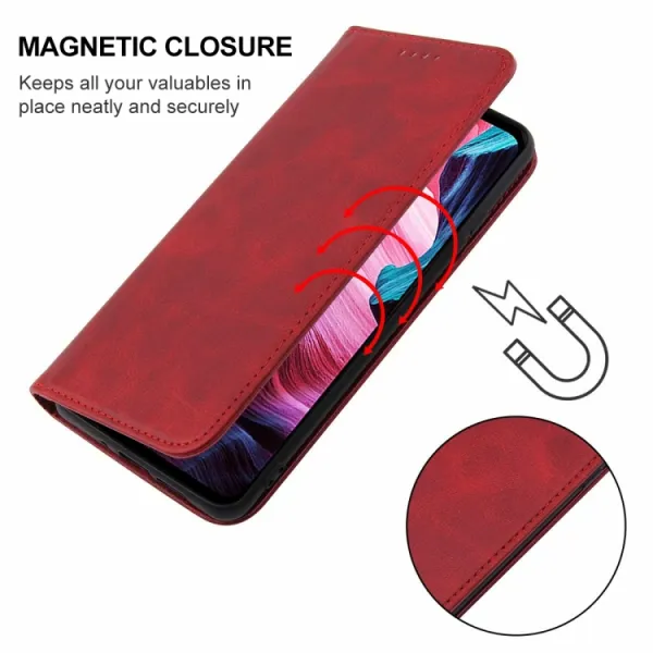 MAGNETIC Zaklápací kryt pre Oukitel WP23 / WP23 Pro červený