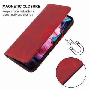 MAGNETIC Zaklápací kryt pre Oukitel WP23 / WP23 Pro červený