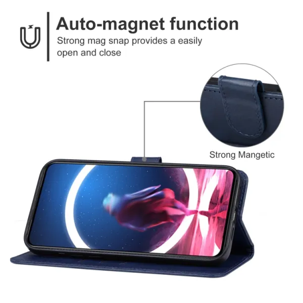SMOOTH Peňaženkové puzdro pre Nubia Redmagic 8 Pro modré
