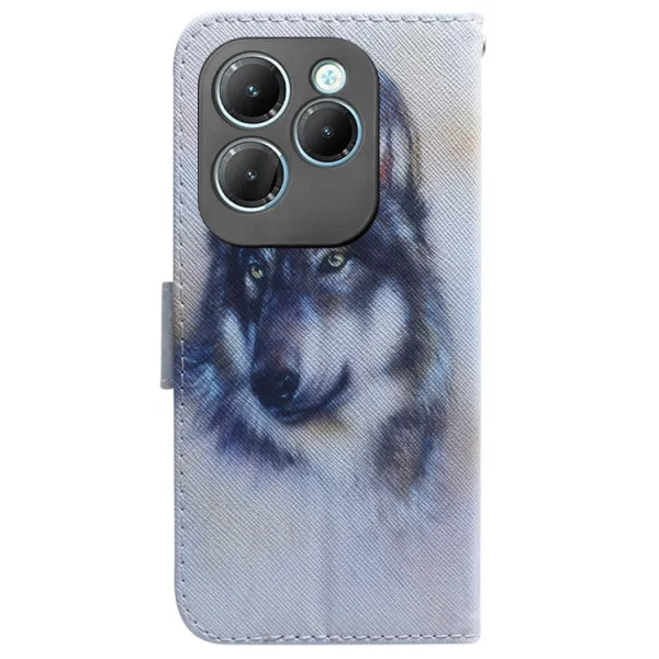 ART Peňaženkový kryt pre Infinix Hot 40 / Hot 40 Pro WOLF