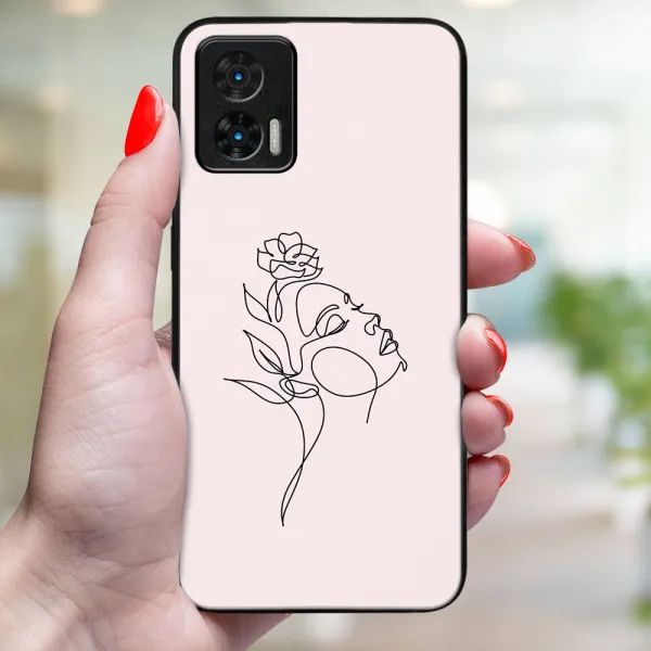 MY ART Ochranný kryt pre Motorola Edge 30 Neo ROSE GIRL (198)