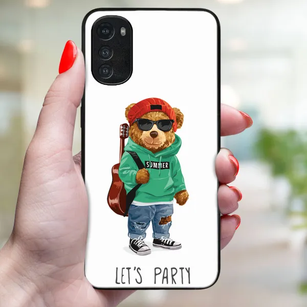 MY ART Ochranný kryt pre Motorola Moto E32 / E32s BEAR (177)