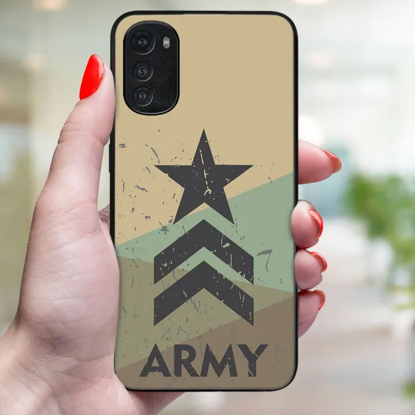 MY ART Ochranný kryt pre Motorola Moto E32 / E32s ARMY (236)