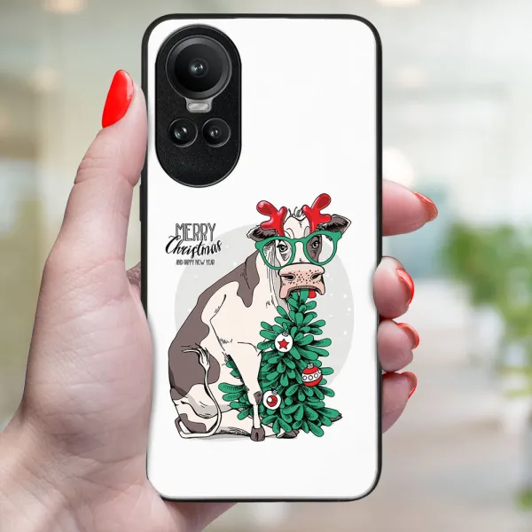 MY ART Kryt s vianočným dizajnom Oppo Reno10 5G / Reno 10 Pro 5G MERRY CHRISTMAS (074)