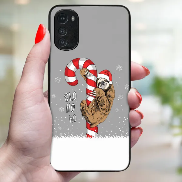 MY ART Kryt s vianočným dizajnom Motorola Moto E32 / E32s CANDY (076)