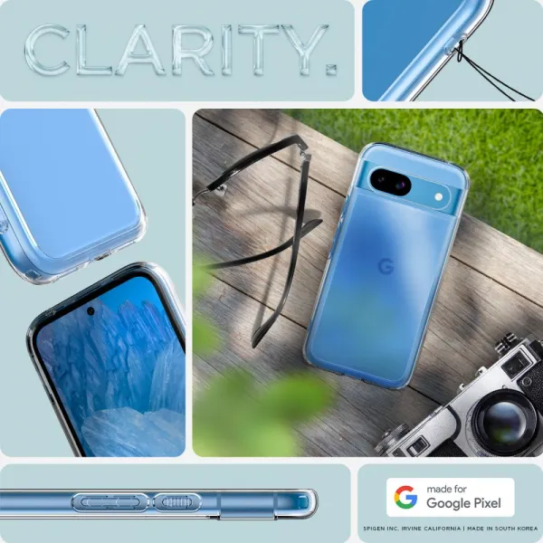 SPIGEN ULTRA HYBRID Google Pixel 8a CRYSTAL CLEAR