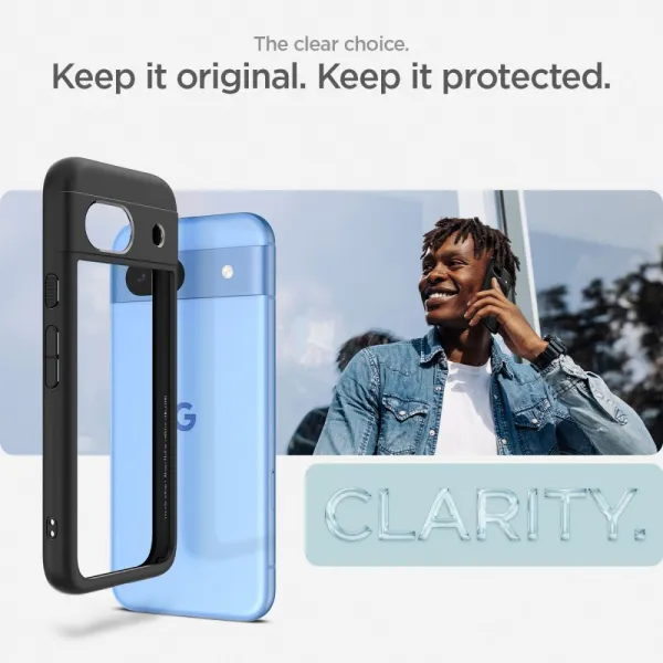 SPIGEN ULTRA HYBRID Google Pixel 8a MATTE BLACK