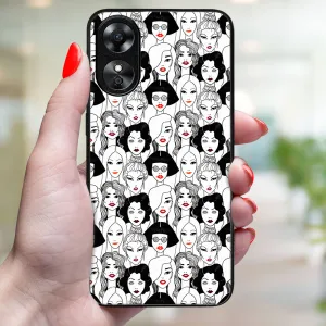 MY ART Ochranný kryt pre Oppo A38 LIPSTICK (174)