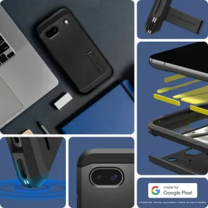 SPIGEN TOUGH ARMOR Ochranný kryt pre Google Pixel 8a čierny
