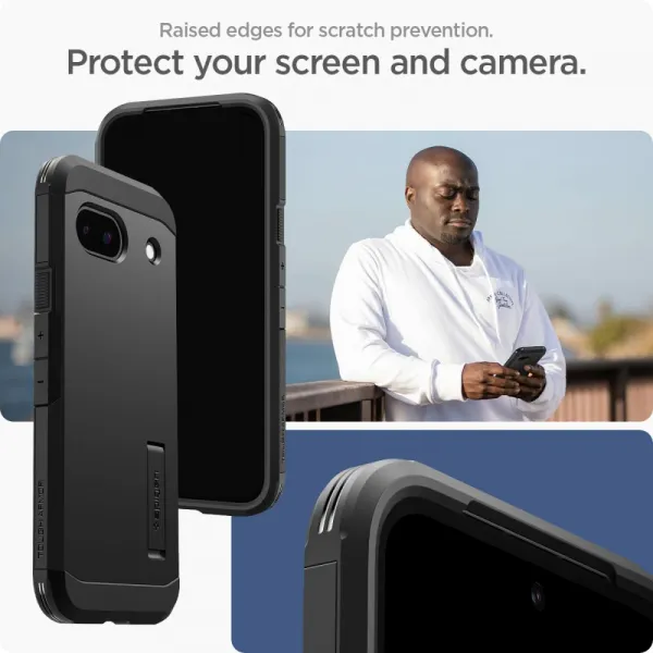 SPIGEN TOUGH ARMOR Ochranný kryt pre Google Pixel 8a čierny