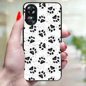 MY ART Ochranný kryt pre Oppo A38 PAWS (185)