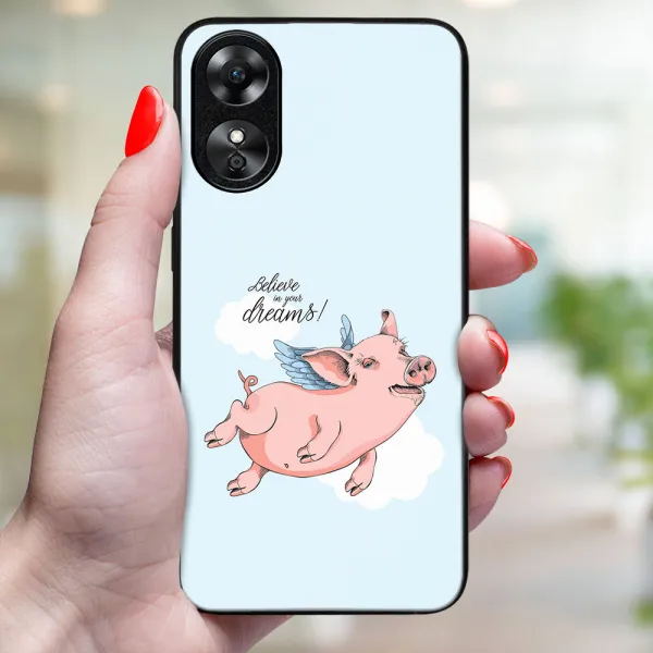MY ART Ochranný kryt pre Oppo A38 PIG (186)
